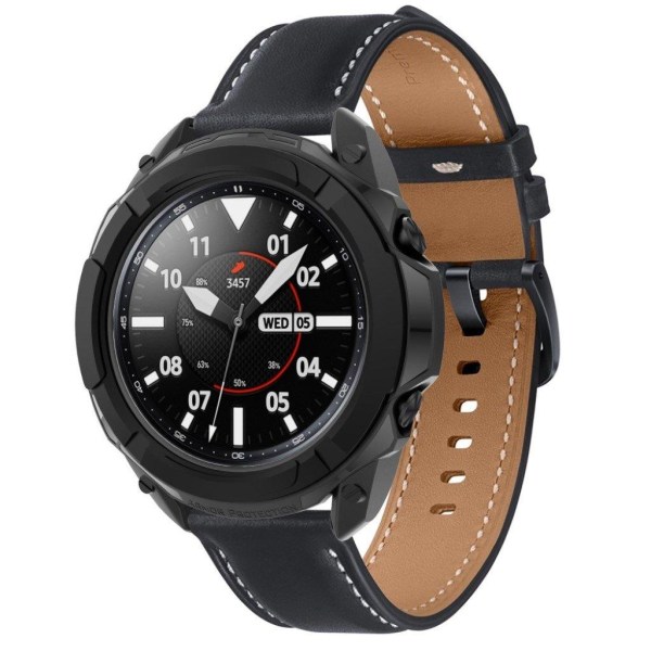 Samsung Galaxy Watch 3 (45mm) panssari TPU kehys - Musta Black