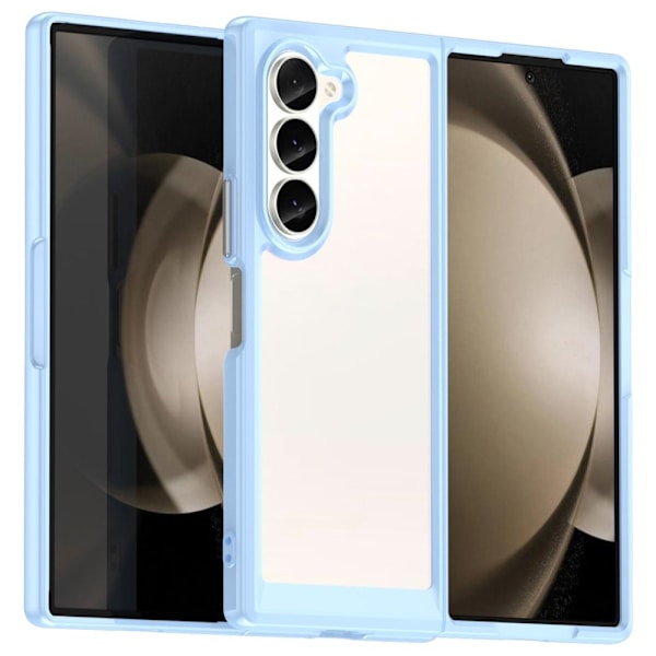 Samsung Galaxy Z Fold6 smart akryldeksel - Blå Blue