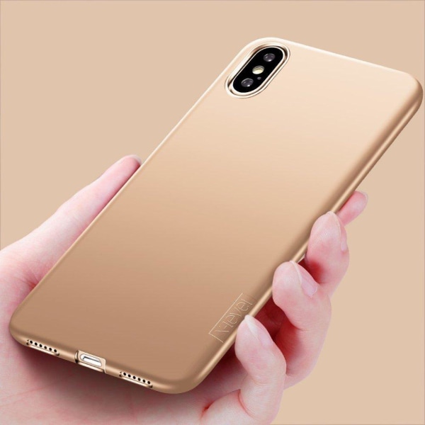X-LEVEL iPhone XS Max mobilskal silikon matt - Guld Guld