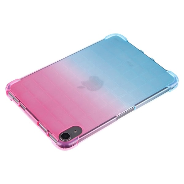 iPad 10.9 (2022) överdrag i gradientfärg - Rosa / Grön multifärg
