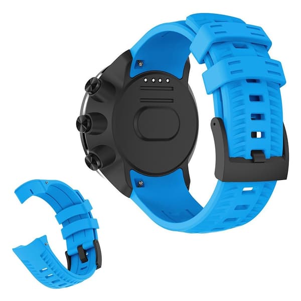 Silikoninen kellonauha Suunto-laitteille - Sininen Blue