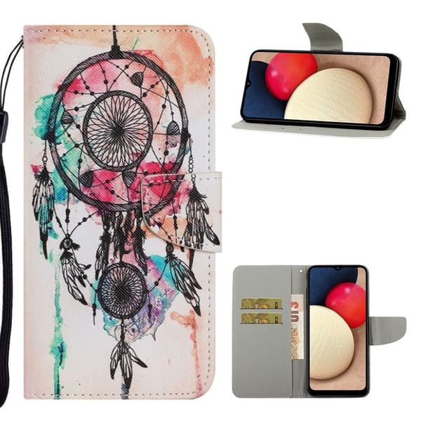 Wonderland Samsung Galaxy A02s Flip etui - Drømmefanger Multicolor