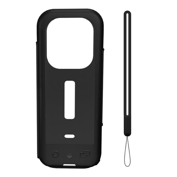 BRDRC Insta360 X3 silikone cover med rem - Sort Black
