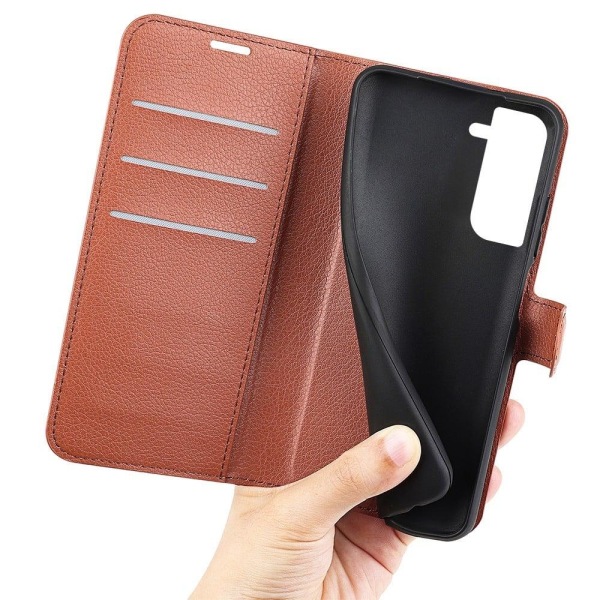 Klassisk Samsung Galaxy S23 Flip Etui - Brun Brown