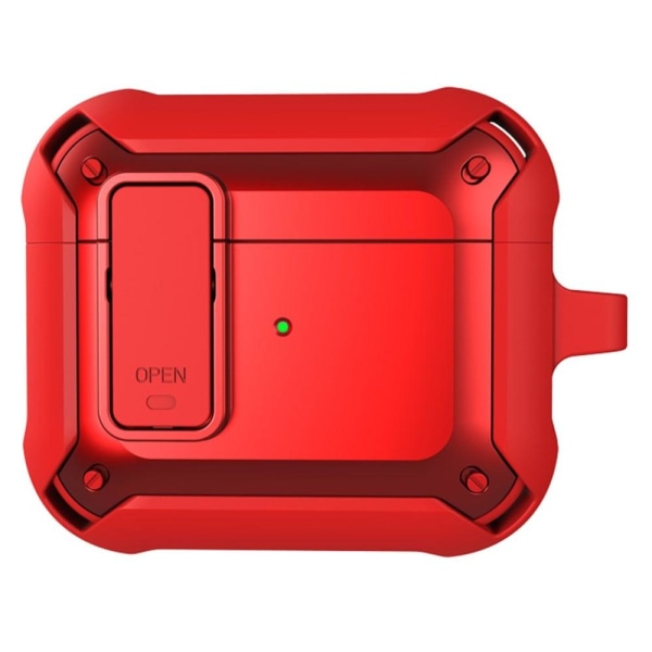 AirPods 3 snap-on lid design TPU case - Red Red