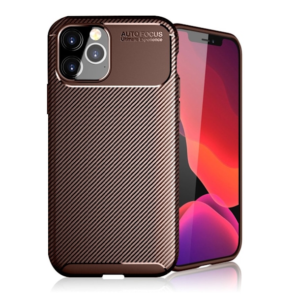 Carbon Shield iPhone 12 Pro Max kuoret - Ruskea Brown
