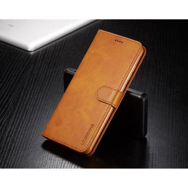 LC.Imeeke läder Samsung Galaxy A31 fodral - Brun Brun