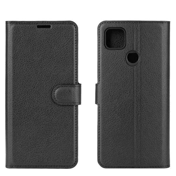 Classic Xiaomi Redmi 9C Flip etui - Sort Black