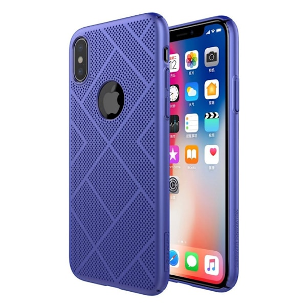 iPhone X NILLKIN air series mat etui - Blå Blue