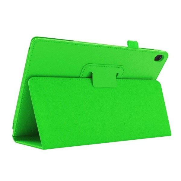 Lenovo Tab E10 Litchi läderfodral - Grön Grön