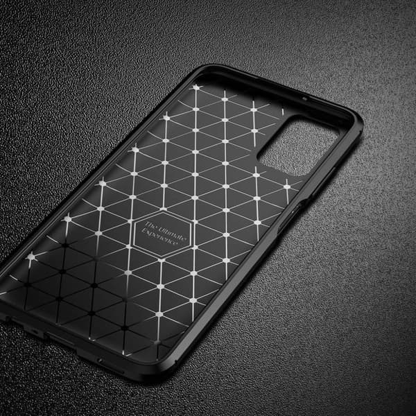 Carbon Shield Samsung Galaxy A03s cover - Blå Blue