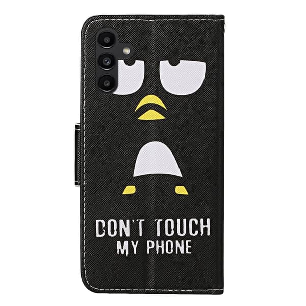 Wonderland Samsung Galaxy A24 4G Flippetui - Pingvin Black