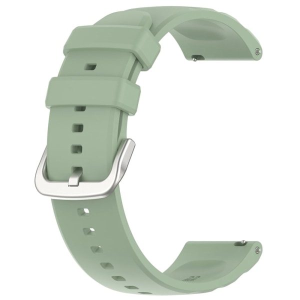 22 mm universal klockarmband i silikon - Ljusgrön Grön