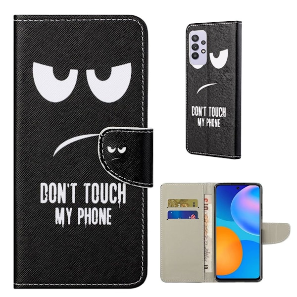Wonderland Samsung Galaxy A32 fodral -Svart Svart
