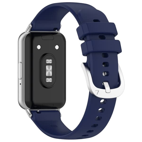 Samsung Galaxy Fit3 Watch Band Blødt Silikone Strap Replacement - Mørkeblå Blue