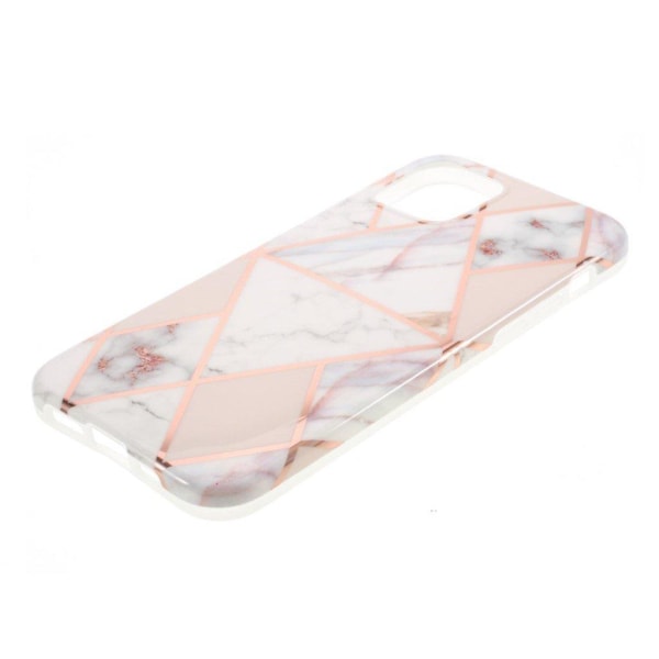 Marble design iPhone 12 Pro / iPhone 12 kotelot - Valkoinen White