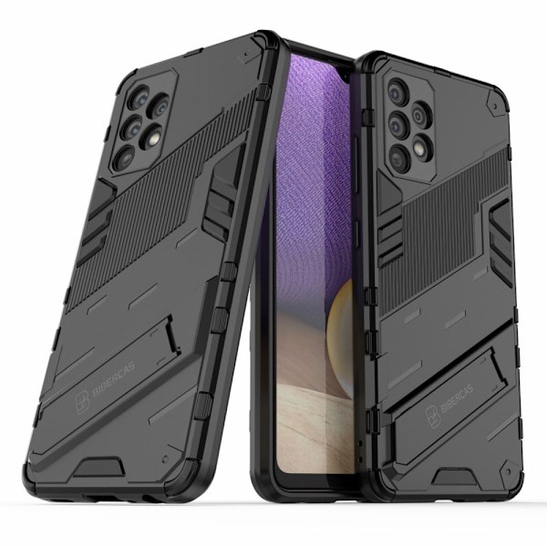 Stødsikkert hybridcover til Samsung Galaxy A32 - Sort Black