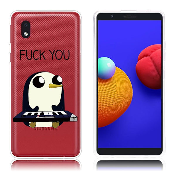 Deco Samsung Galaxy A01 Core kotelot - Pingviini White