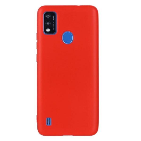 Matte liquid silicone cover for ZTE Blade A51 - Red Red