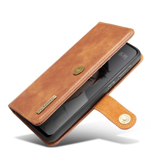 DG.MING Huawei Nova 5 2-i-1 lommeboketui - Brun Brown