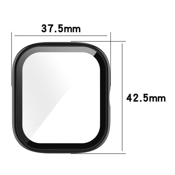 Amazfit GTS 4 Mini kansi karkaistulla lasisuojalla - Läpinäkyvä Transparent