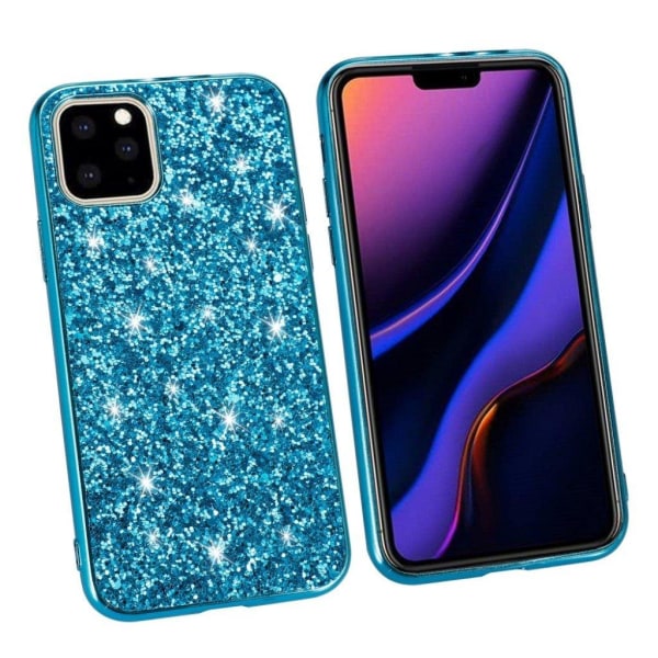 Glitter iPhone 11 kuoret - Syaani Blue