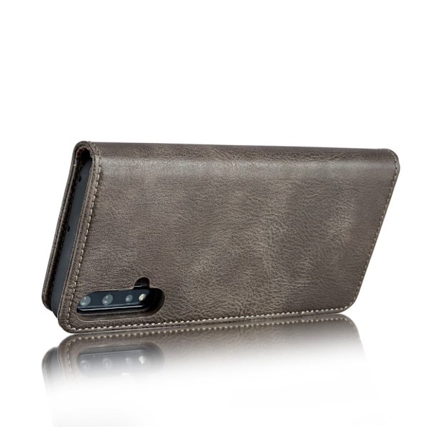 DG.MING Huawei Nova 5 2-in-1 Wallet Etui - Grå Silver grey