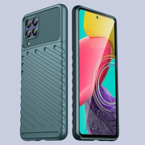 Thunder Samsung Galaxy M53 5G cover - Grøn Green