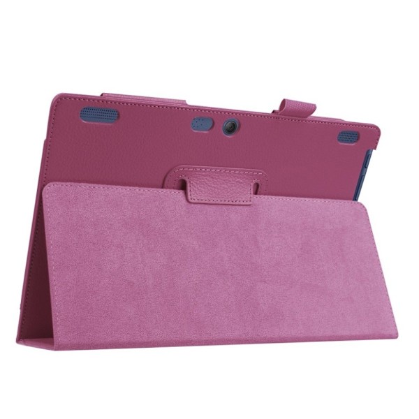 Lenovo Tab 10 TB-X103F etui med stativ i kunstlæder - Lilla Purple