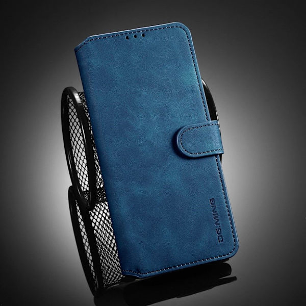 DG.MING Samsung Galaxy A03s retro etui - Blå Blue