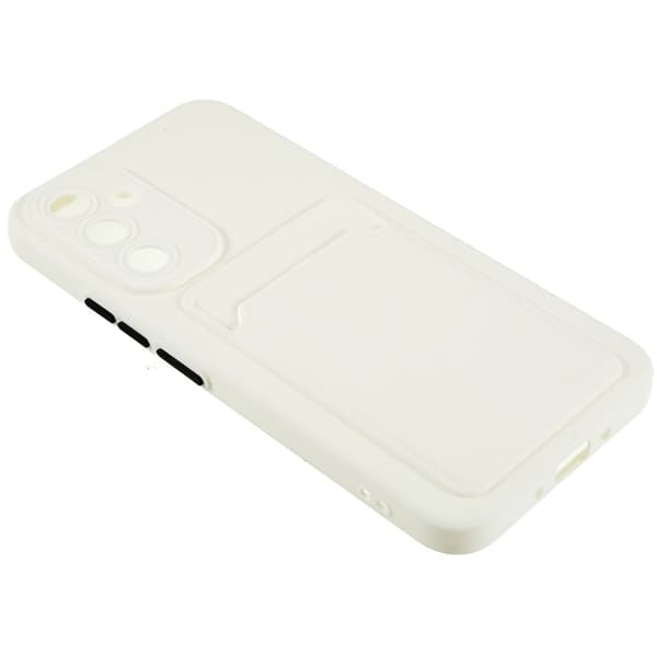 Deksel med Kortholder til Samsung Galaxy A54 - Hvit White