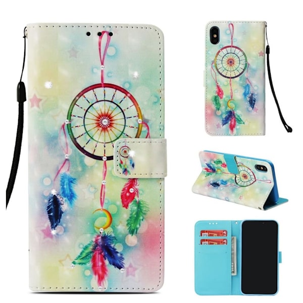 Deco iPhone Xs Max cover - Drømmefanger Multicolor