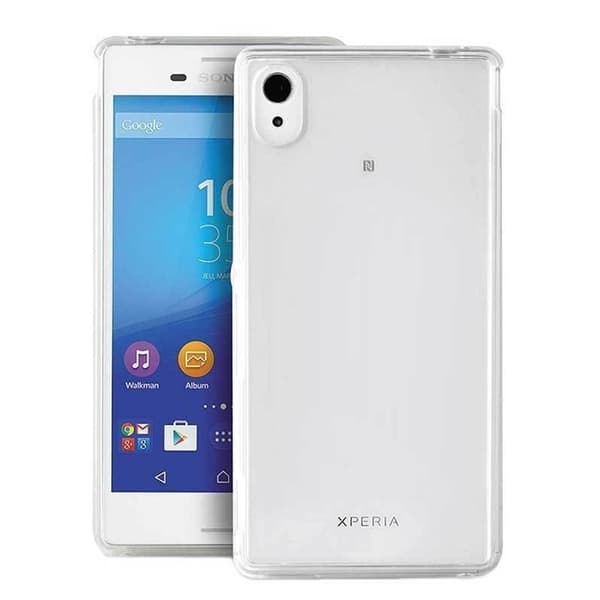 Sony Xperia M4 Aqua Transparent Plast Cover (Blødt) Transparent