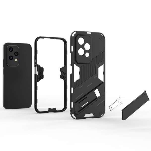Støtsikkert hybriddeksel med et moderne preg for Honor 200 Lite - Oransje Orange