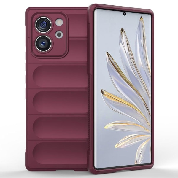 Soft gripformed cover for Honor 80 SE - Wine Red Red