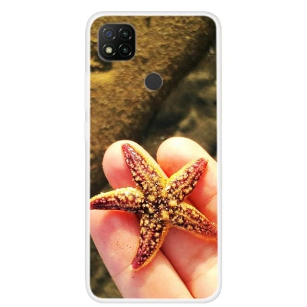 Deco Xiaomi Redmi 9C Etui - Søstjerne Brown