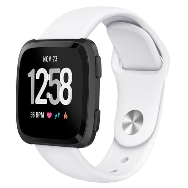 Fitbit Versa Lite silikoneurrem - størrelse: S / hvid White