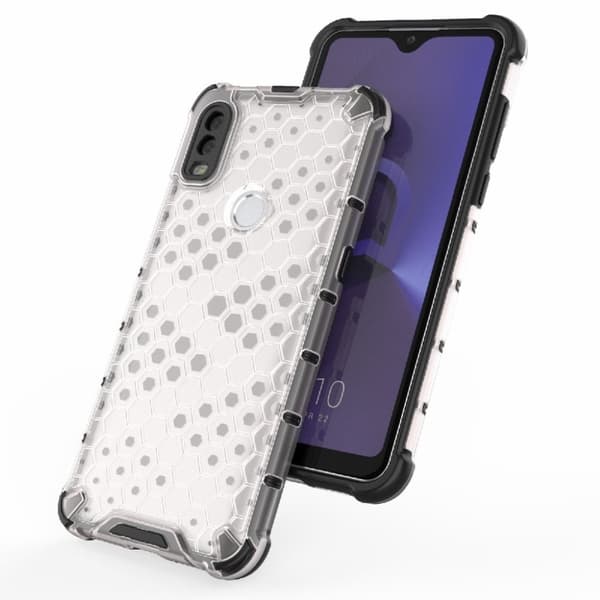 Bofink Honeycomb Alcatel 1v (2020) Suojakotelo - Harmaa Silver grey