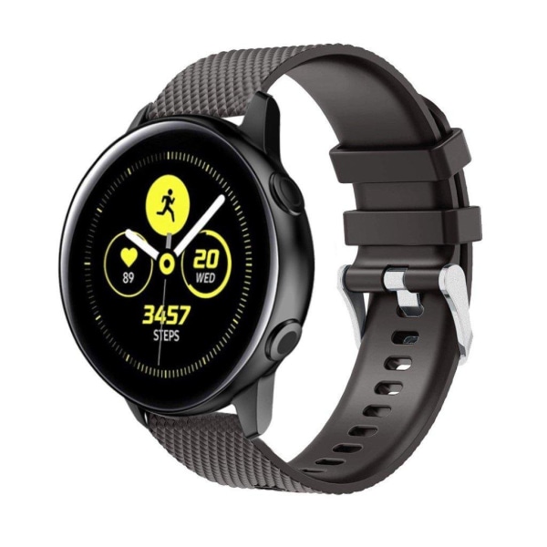 Samsung Galaxy Watch Active klockarmband i silikon - Svart Svart