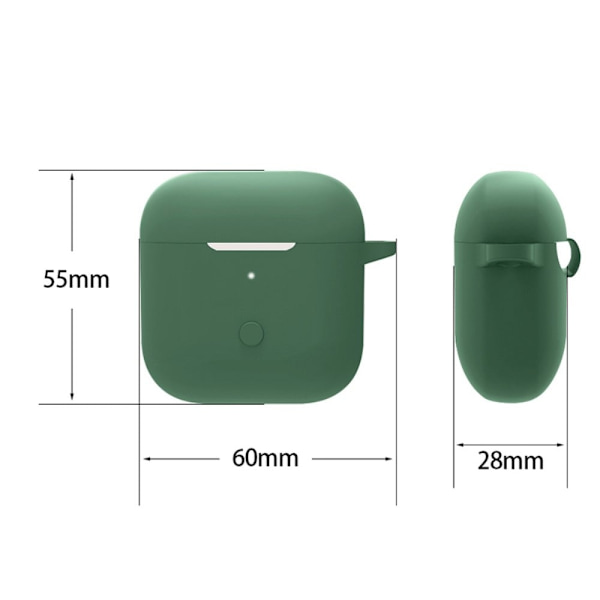 Silikonfodral med spänne för Xiaomi Redmi Buds 3 - Gul Gul