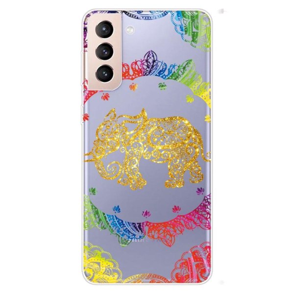 Deco Samsung Galaxy S22 skal - Mandala-Mönster Med Elefant multifärg