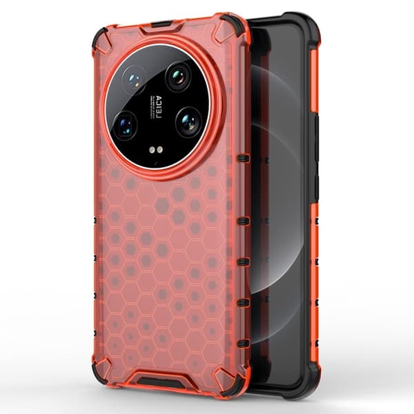 Bofink Honeycomb Xiaomi 14 Ultra kotelot - Punainen Red