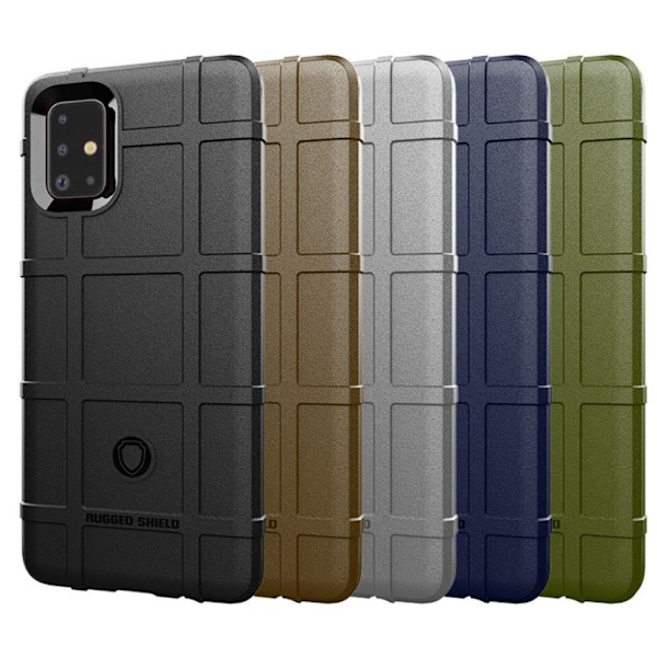 Rugged Shield cover - Samsung Galaxy A71 – Sort Black
