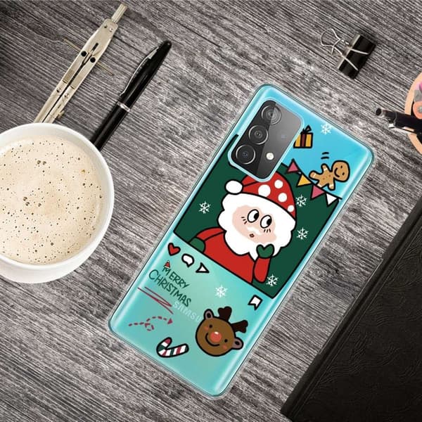 Juleveske til Samsung Galaxy A73 - Nissefoto Green