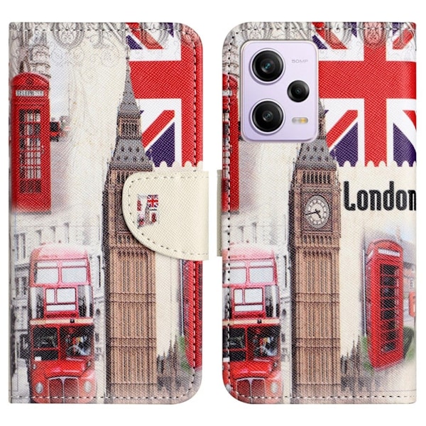 Wonderland Xiaomi Poco X5 Pro / Redmi Note 12 Pro / 12 Pro Speed Flip Fodral - London Big Ben multifärg