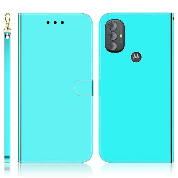 Mirror Motorola Moto G Power (2022) fodral - Grön Grön