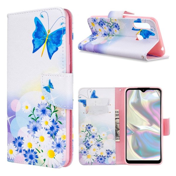Wonderland Samsung Galaxy A70e kotelot - Perhonen ja Päivänkakkara Multicolor