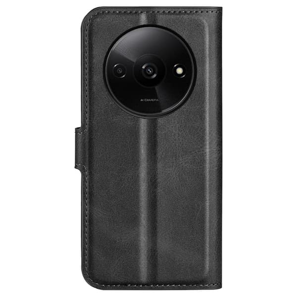 Xiaomi Redmi A3 læderetui med pung - Sort Black
