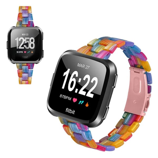 Fitbit Versa 2 / Versa Lite hartsikellon ranneke - Monivärinen Multicolor