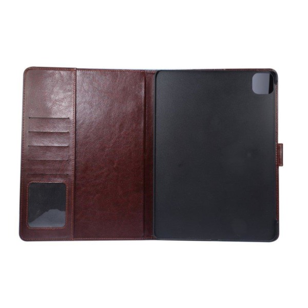 iPad Air (2020) jeans cloth leather flip case - Dark Blue Black